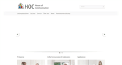 Desktop Screenshot of hoc.de
