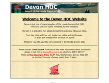 Tablet Screenshot of devon.hoc.org.uk