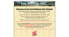 Desktop Screenshot of eastmidlands.hoc.org.uk